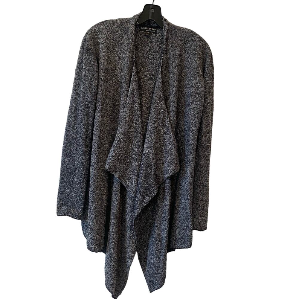 Barefoot Dreams Bamboo Chic Lite Open Front Cardigan Sweater Gray Size S/M
